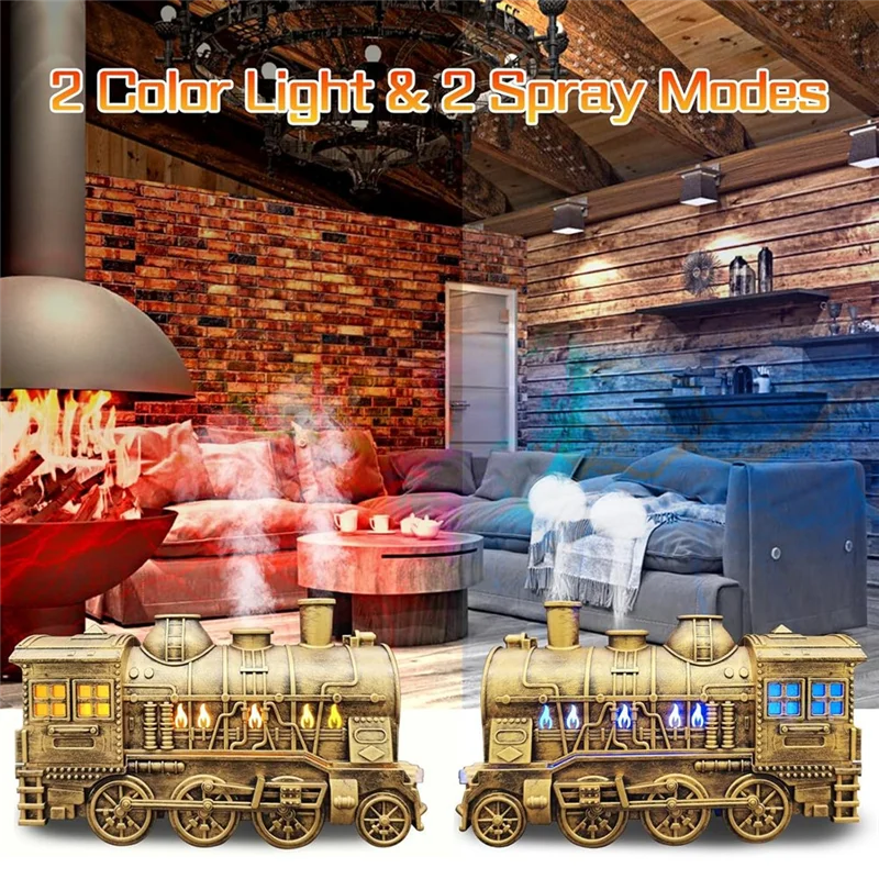 SteamGlow™ Train Humidifier & Essential Oil Diffuser