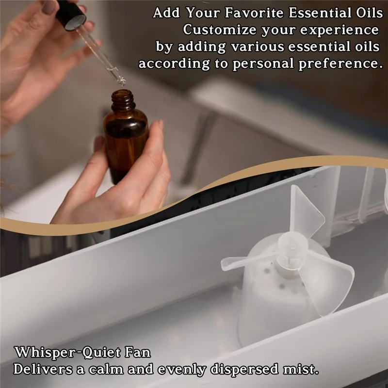 SteamGlow™ Train Humidifier & Essential Oil Diffuser