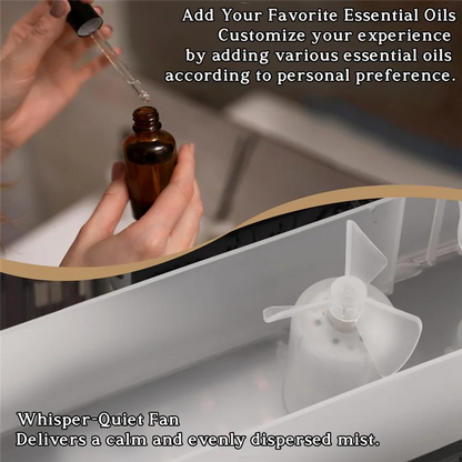 SteamGlow™ Train Humidifier & Essential Oil Diffuser