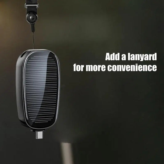 SunCharge™ Mini Solar Power Bank Keychain