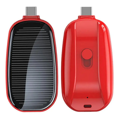 SunCharge™ Mini Solar Power Bank Keychain