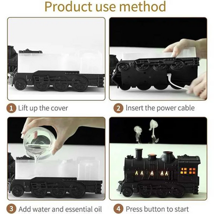 SteamGlow™ Train Humidifier & Essential Oil Diffuser