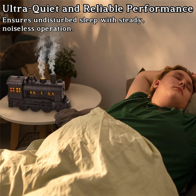 SteamGlow™ Train Humidifier & Essential Oil Diffuser