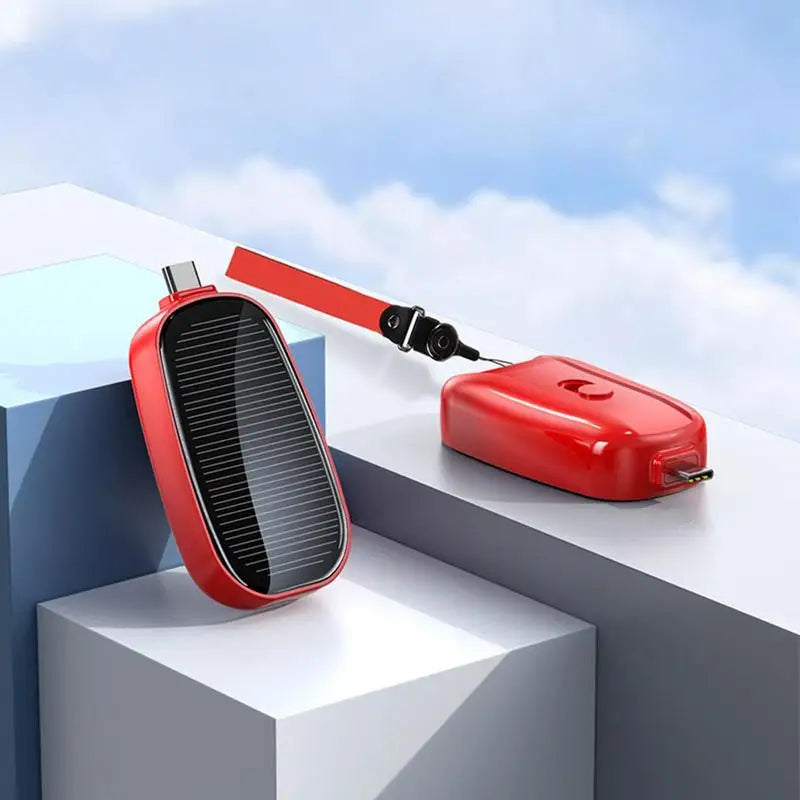 SunCharge™ Mini Solar Power Bank Keychain